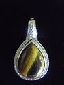 Large Tiger's Eye Pendant/2"