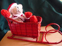 Christmas Bear in Sleigh