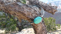 Natural Hand Crafted Navajo Turquoise Bracelet wit