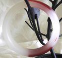 Natural Hand Carved Jade/Agate Bangle/64 mm inside