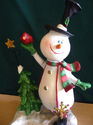 Snowman Tea Light Candle Stand