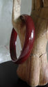 Hand Carved Jade/Agate Bangle/inside diameter 63mm