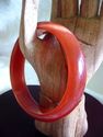 Rose Hand Carved Jade Opal Bangle/inside diam 63mm