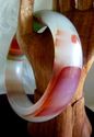 Natural Hand Carved RAINBOW Jade/Jadeite Bangle/in