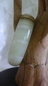 Hand Carved Natural Jade/Jadeite Bangle/62mm insid