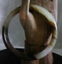 Hand Carved Jade Bangle/inside diameter 62mm