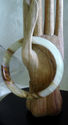 Hand Carved Jade/Jadeite Bangle/inside diameter 62