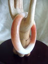 Natural Hand Carved Jade/Jadeite Bangle/inside dia
