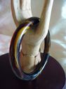 Tiger Eye Hand Carved Bangle/inside diam 64mm