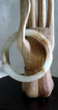 Hand Carved Jade Bangle/inside diameter 60mm