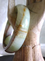 Natural Hand Carved Jade/Jadeite Bangle/inside dia