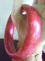 Jade/Jadeite Natural Hand Carved Bangle Bracelet/6