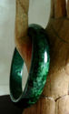 Hand Carved  Jade Bangle/inside diameter 63mm
