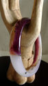 Hand Carved Jade/Agate Bangle/inside diameter 58mm