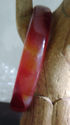 Hand Carved Jade/Agate Bangle/inside diameter 64mm