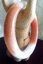 Natural Hand Carved Jade/Jadeite Bangle/inside dia