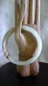 Hand Carved Natural Jade/Jadeite Bangle/62mm insid