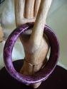 Pomegranate Hand Carved Jade Bangle/inside diam 63