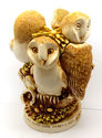 Harmony Kingdom "Ivory Tower" Owls/Large Figurine 