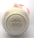 LLADRO 1989 CHRISTMAS BALL Collectible Bisque Porc