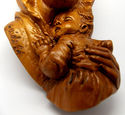 Italian Hand Carved Madonna & Child/Signed & Dated