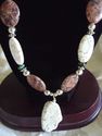 Navajo Native American White Turquoise, & Jasper N