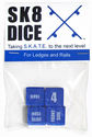 SK8 DICE Ledges & Rails S.K.A.T.E Skateboard Game 