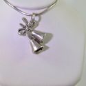 Vintage Estate Sterling Silver Charm Bells 3 D 925