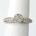 Vintage Diamond Wedding or Engagement Ring about o