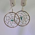 Vintage Sterling Silver Earrings Turquoise Dream C