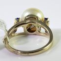  Vintage Estate Pearl Ring South Seas White 10mm S