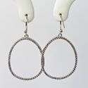 Tai Rittichai Jewelry Designer Earrings CZ Large O