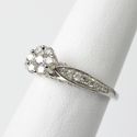 Vintage Diamond Wedding or Engagement Ring about o