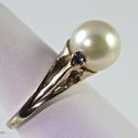  Vintage Estate Pearl Ring South Seas White 10mm S