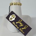 Joey J Sterling Silver Ring Size 6 925 Vermeil and
