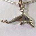 Vintage Estate Sterling Silver Charm Dolphin 925 3