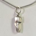 Vintage Estate Sterling Silver Charm Shoe 3 D Desi