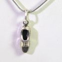 Vintage Estate Sterling Silver Charm Shoe 3 D Desi