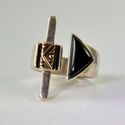 Vintage Estate 14K and Sterling Ring Fine Jewelry 