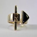 Vintage Estate 14K and Sterling Ring Fine Jewelry 