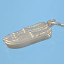 Vintage sterling moccasins Tribal 925 3 D 2.7 gram