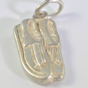 Vintage sterling moccasins Tribal 925 3 D 2.7 gram