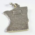 Vintage Estate Sterling Minnesota State charm 925 