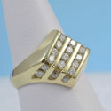 Vintage Estate Mans Diamond Band Fine Jewelry 14K 