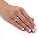 Cat Lady Kitty Spinner Stainless Steel Ring Silver