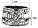 Art Deco Wedding Engagement Crystal Baguette 2 Ban