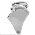 Geometric Silver Modern Coiled Stainless Steel 316