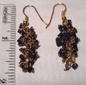 Genuine Gemstone Chip Earrings Amethyst Peridot On