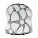 Stainless Steel Floral White Mosaic Flower Design 