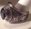 Stainless Steel United States Navy Blue US Militar